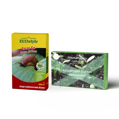 Nematodes against Slugs + EcoStyle Slug Pellets: Combine the Best of Both with this Affordable Combi Package